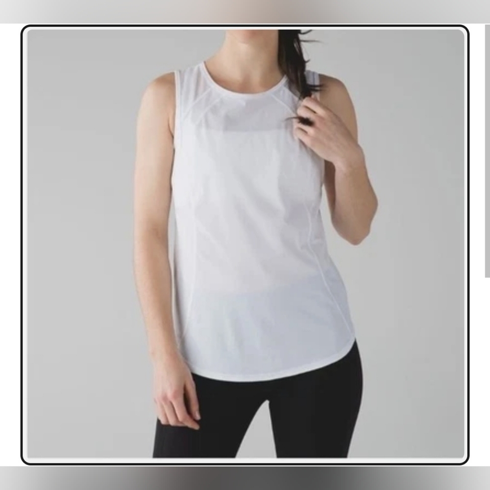 Lululemon Athletica Silver Muscle Tee - Picture 7 of 7